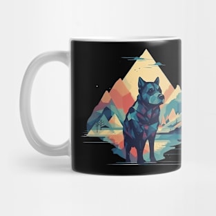 Abstract dog Mug